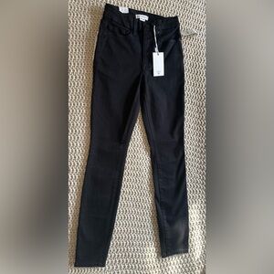 Good American Women's Good Legs Black Skinny Jeans